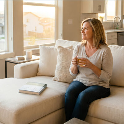 Happy Highlands Ranch Home Owner After House Cleaning