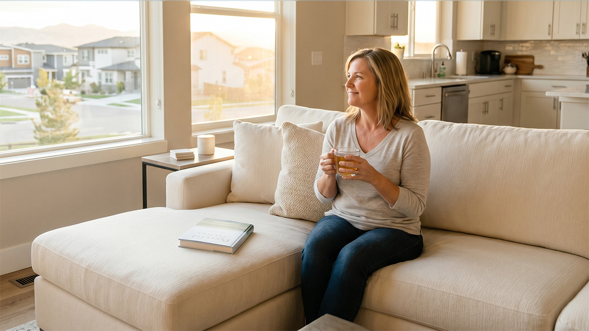 Happy Highlands Ranch Home Owner After House Cleaning